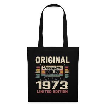 Cadeau D'anniversaire Décembre 1973 - Sac en tissu - noir - Devant