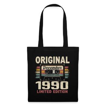 Cadeau D'anniversaire Décembre 1990 - Sac en tissu - noir - Devant