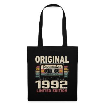 Cadeau D'anniversaire Décembre 1992 - Sac en tissu - noir - Devant