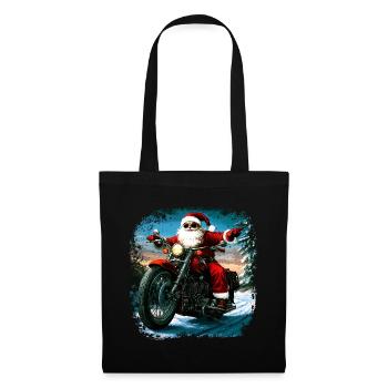 Motorcyclists Christmas - Tote Bag - black - Front
