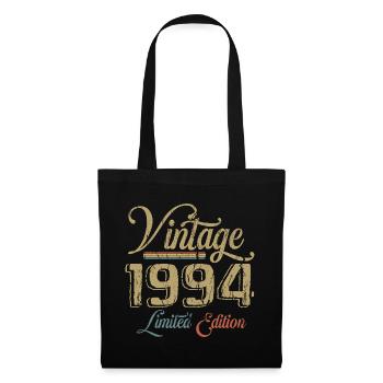 Vintage 1994 Édition limitée Naissance Millésime 1994 - Sac en tissu - noir - Devant