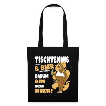 Table Tennis Players Gifts Table Tennis Outfits - Tote Bag - black - Front