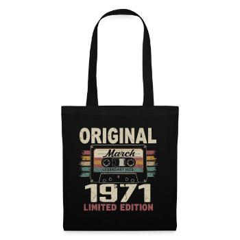 Mars 1971 Vintage mars 1971 - Sac en tissu - noir - Devant