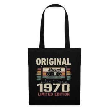 Mars 1970 Vintage mars 1970 - Sac en tissu - noir - Devant