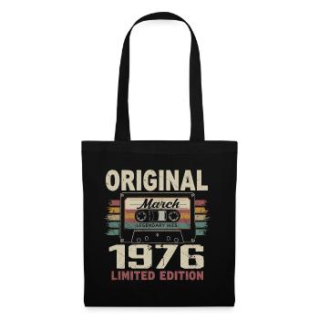 Mars 1976 Vintage mars 1976 - Sac en tissu - noir - Devant