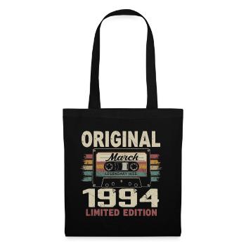 März 1994 Vintage März 1994 - Stoffbeutel - Schwarz - Vorne