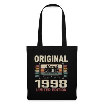 March 1998 Vintage March 1998 - Tote Bag - black - Front