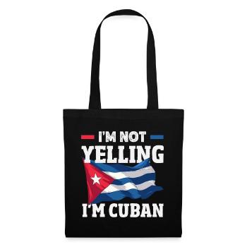 Cuba Pride & Home - Design du drapeau de Cuba - Sac en tissu - noir - Devant