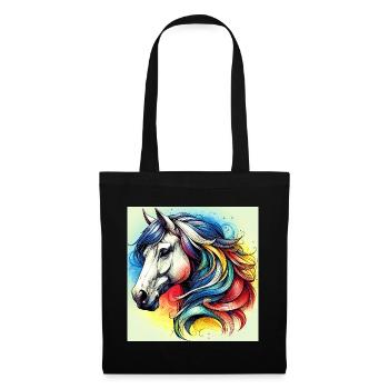 horse - Tote Bag - black - Front