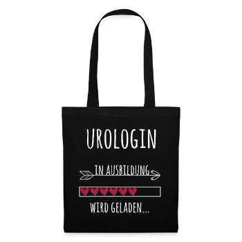 Urologin Ausbildung Medizinstudium Ärztin Medizin  - Stoffbeutel - Schwarz - Vorne