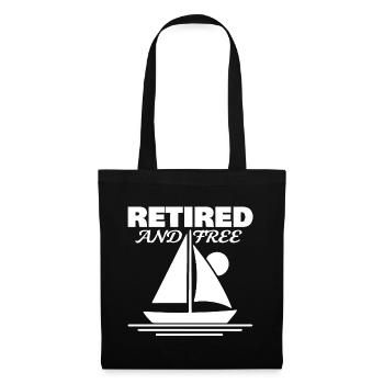 Voilier pour pensionnaires - Sac en tissu - noir - Devant