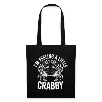 I'm Feeling a Little Crabby - Sac en tissu - noir - Devant
