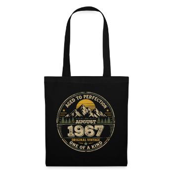 Cadeau Anniversaire 1967 Août Vintage 1967  - Sac en tissu - noir - Devant