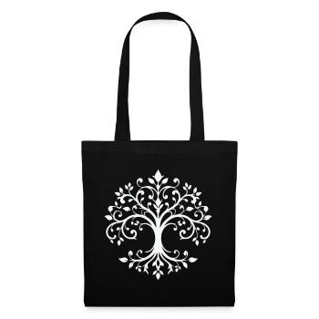 Tree of Life Ornament - Tote Bag - black - Front