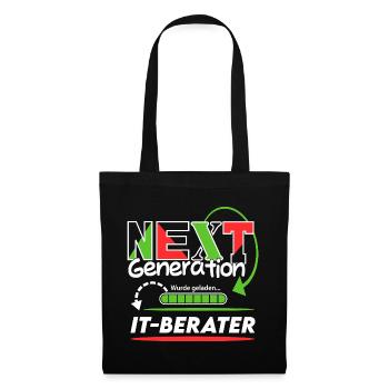 IT-Berater Next Generation Beruf Arbeit Mann Job - Stoffbeutel - Schwarz - Vorne