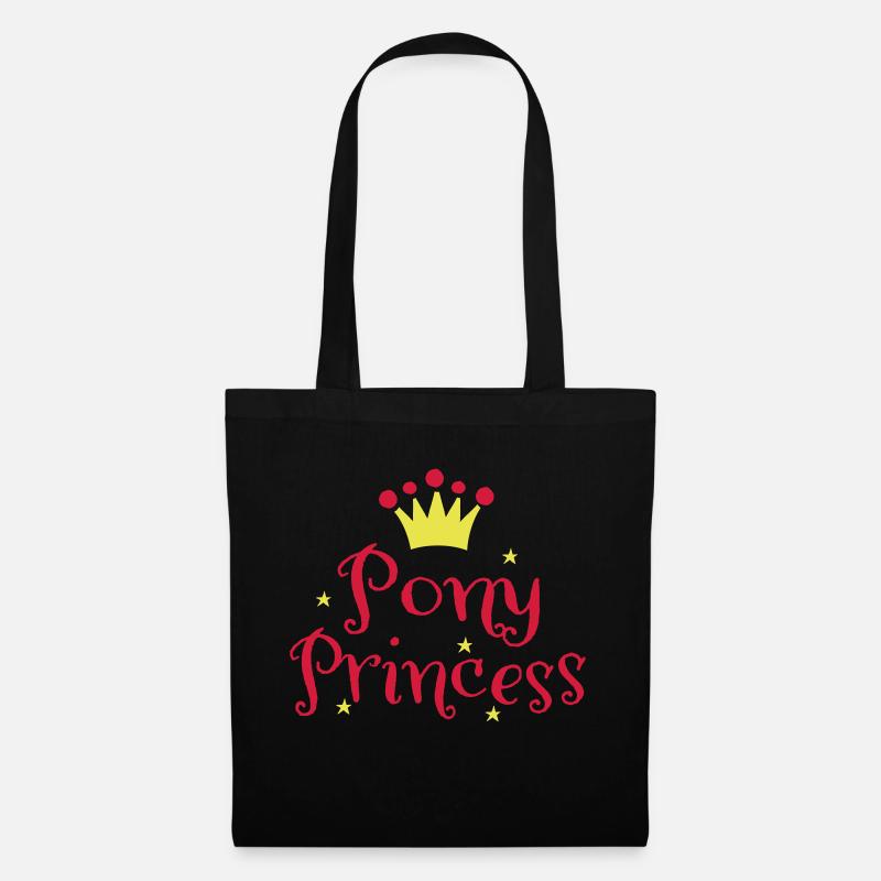 pony princess - Tote Bag - black