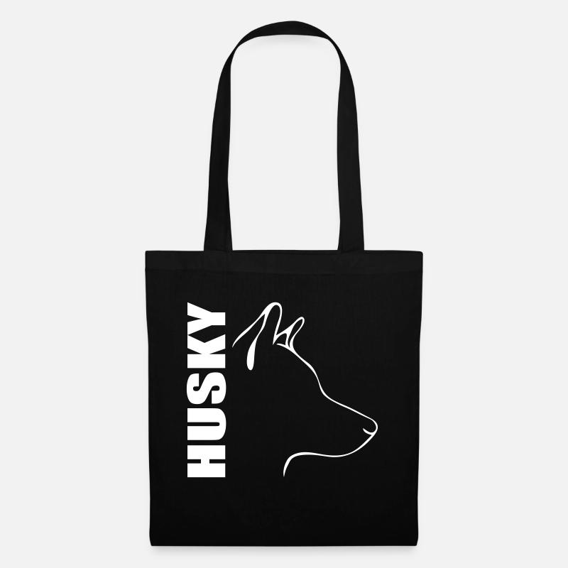 HUSKY PROFIL - Stoffbeutel - Schwarz