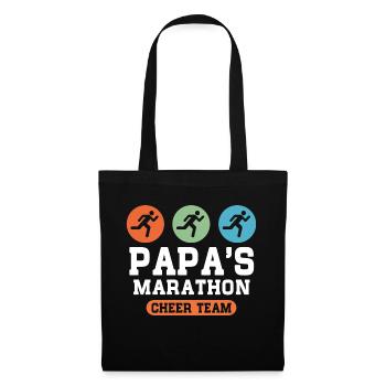 Papas Marathon Cheer Team - Tote Bag - black - Front