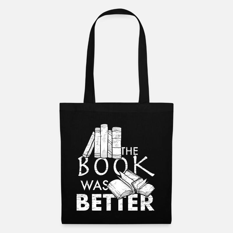 Das Buch war besser - Stoffbeutel - Schwarz