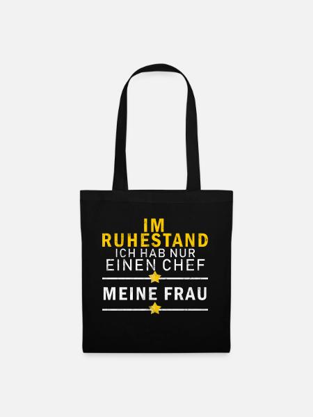 retirement - Tote Bag - black