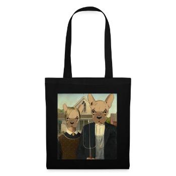 The Frenchies American - Tote Bag - black - Front