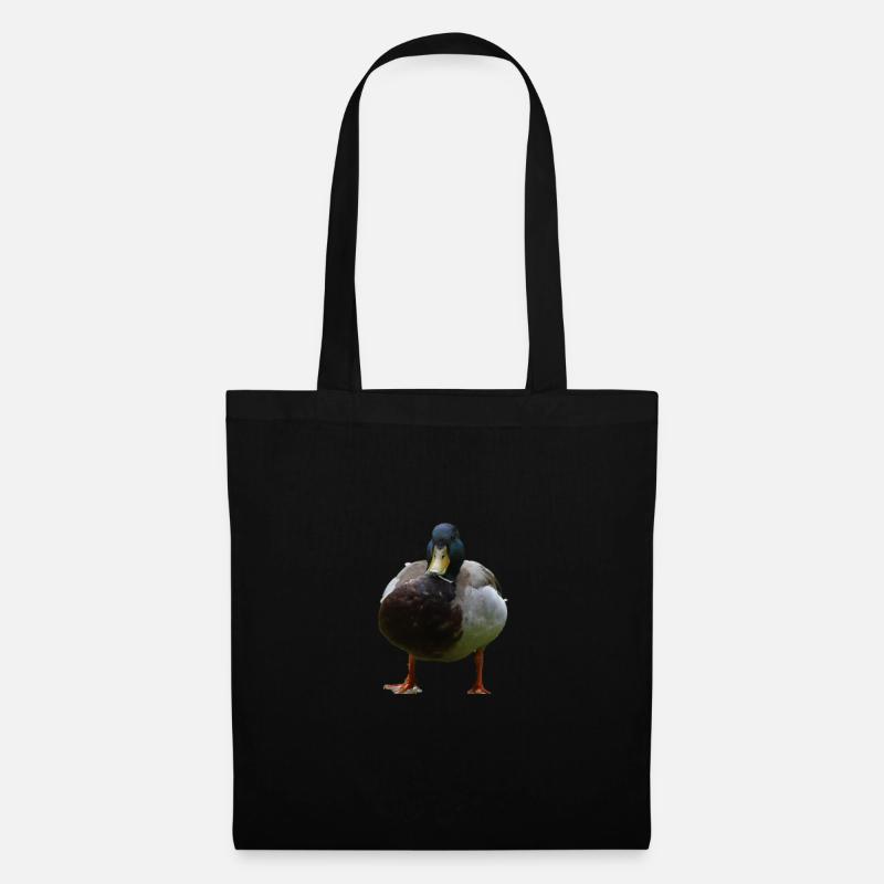 A lone duck - Tote Bag - black
