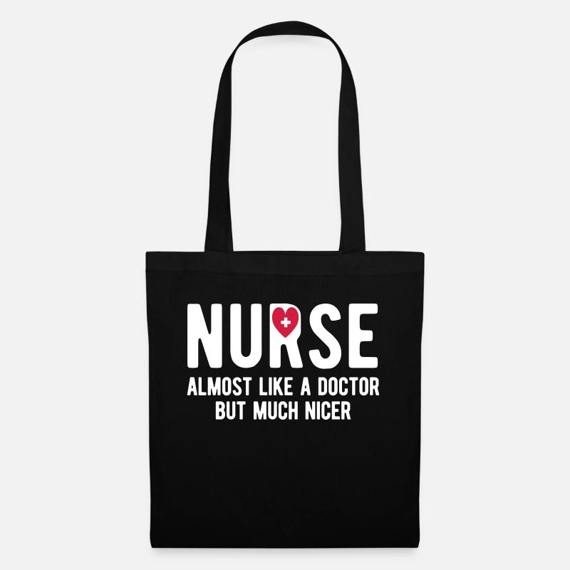 infirmière - Sac en tissu - noir