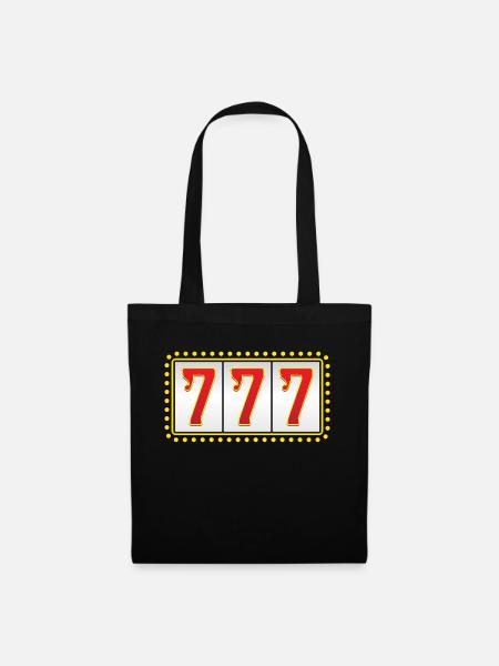 777 Casino Slotmachine Casino Casino casino en ligne - Sac en tissu - noir