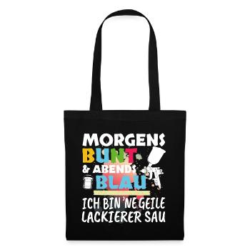 Lackierer Geschenk - Stoffbeutel - Schwarz - Vorne