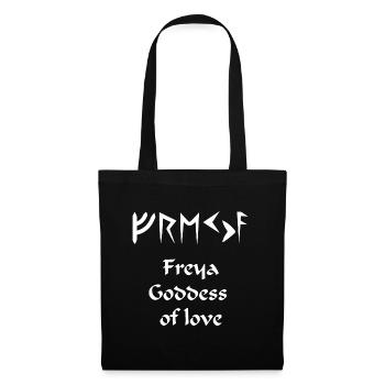 Freya déesse de l'amour - Sac en tissu - noir - Devant