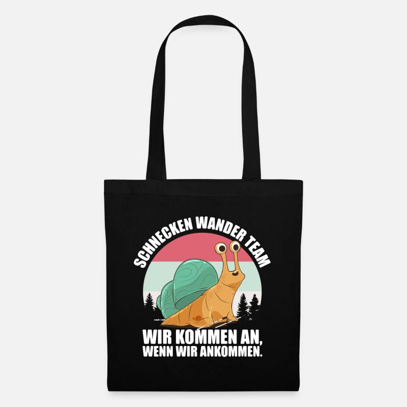 Wandern - Stoffbeutel - Schwarz
