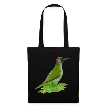 woodpecker - Tote Bag - black - Front
