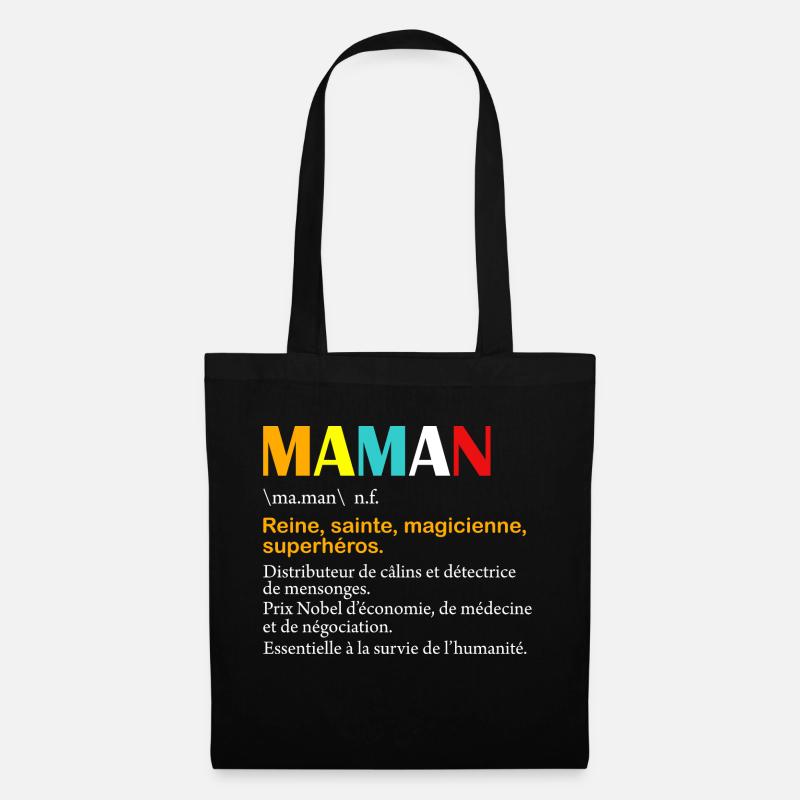 Mama Definition - Stoffbeutel - Schwarz