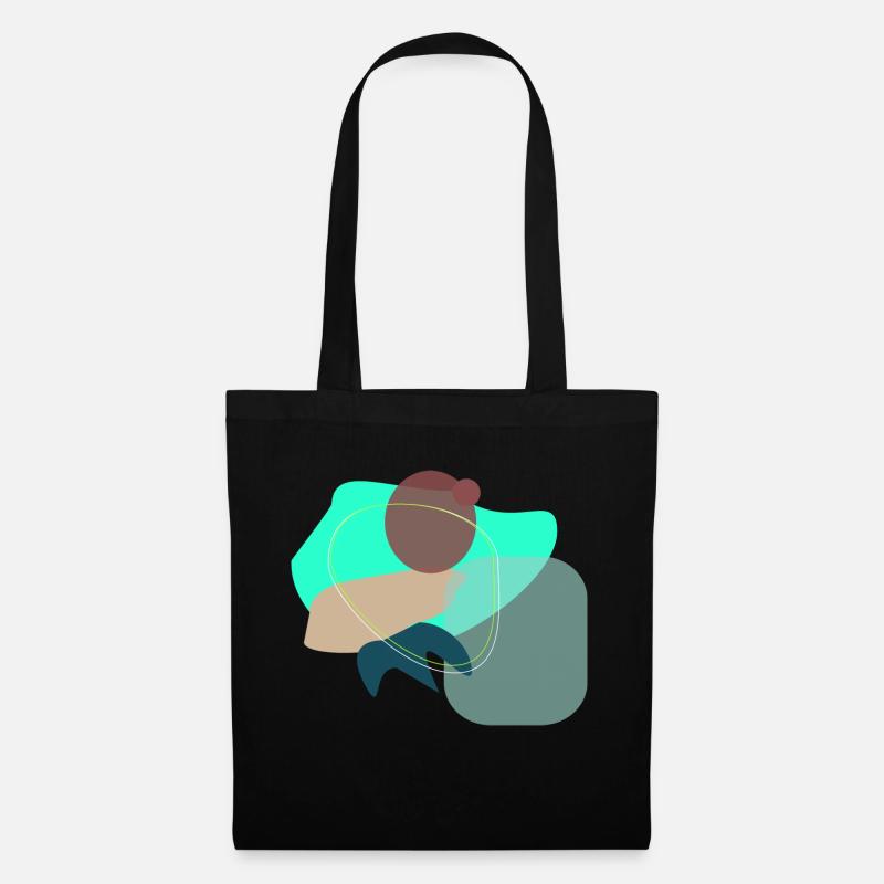 Abstract Shapes - Sac en tissu - noir