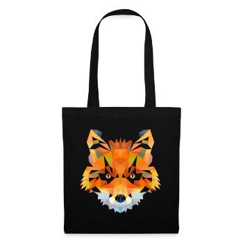Renard - Sac en tissu - noir - Devant