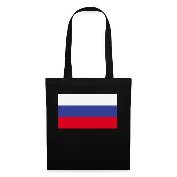 Russie Armoiries drapeau russe Rossiya Pays Russe - Sac en tissu - noir - Devant