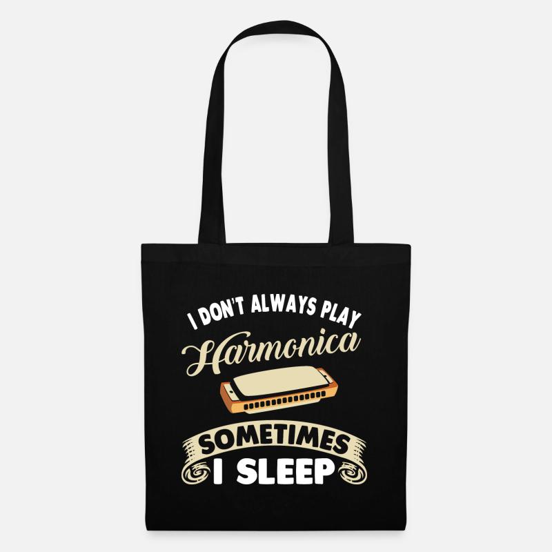 Harmonica Instrument de musique Harmonica - Sac en tissu - noir