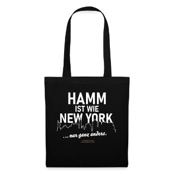 Hamm - Stoffbeutel - Schwarz - Vorne