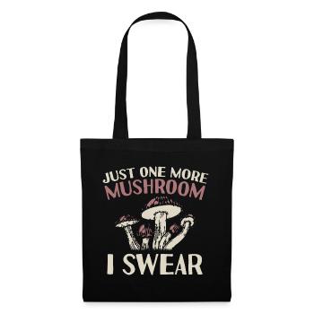 Plus qu’un champignon je le jure - Champignons Cadeaux - Sac en tissu - noir - Devant