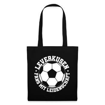 Leverkusen Fußball - Stoffbeutel - Schwarz - Vorne