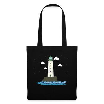 Sea Coast Gift SailingHobby Lighthouse - Tote Bag - black - Front