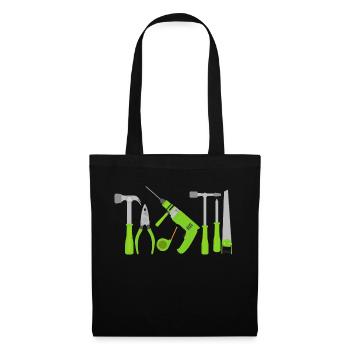 journées de bricolage - Sac en tissu - noir - Devant