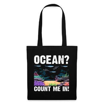 Zooologiste de l’océan Biologiste marin Biologie marine Biologie marine - Sac en tissu - noir - Devant