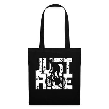 Vintage Just Ride Awesome Cycling T-Shirt Cadeau - Sac en tissu - noir - Devant