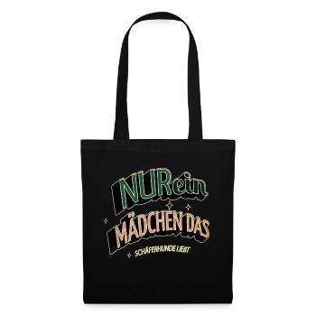 doggie humor lieblingshund bluthund tier geschenk - Stoffbeutel - Schwarz - Vorne