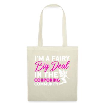 Coupon Shopper Discount Couponer Vente à prix réduit - Sac en tissu - nature - Devant