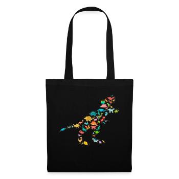 Tyrannosaurus Rex - Tote Bag - black - Front