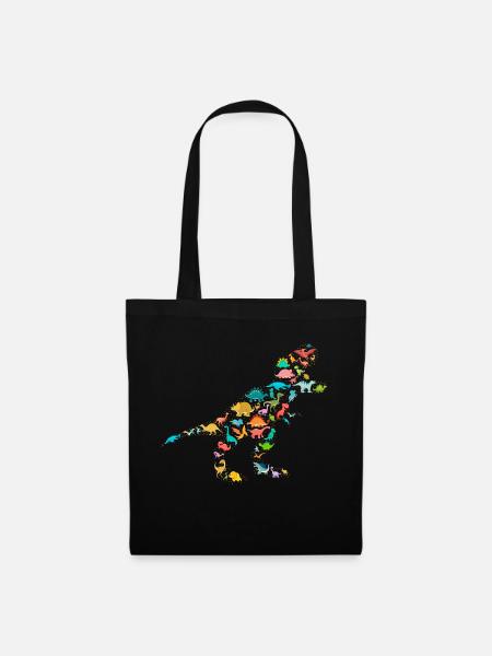 Tyrannosaurus Rex - Tote Bag - black