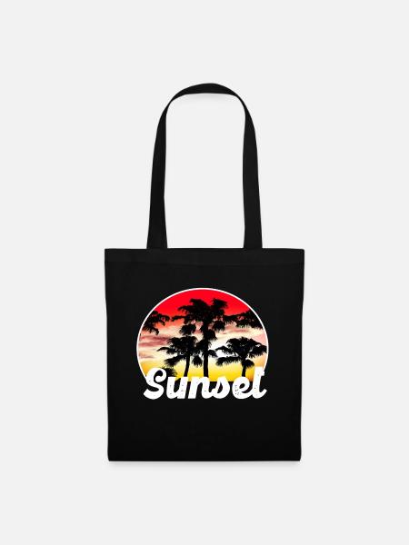 Sunset - Sac en tissu - noir
