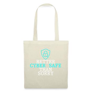 Mieux vaut cyber-sécurité que désolé 2 - Sac en tissu - nature - Devant